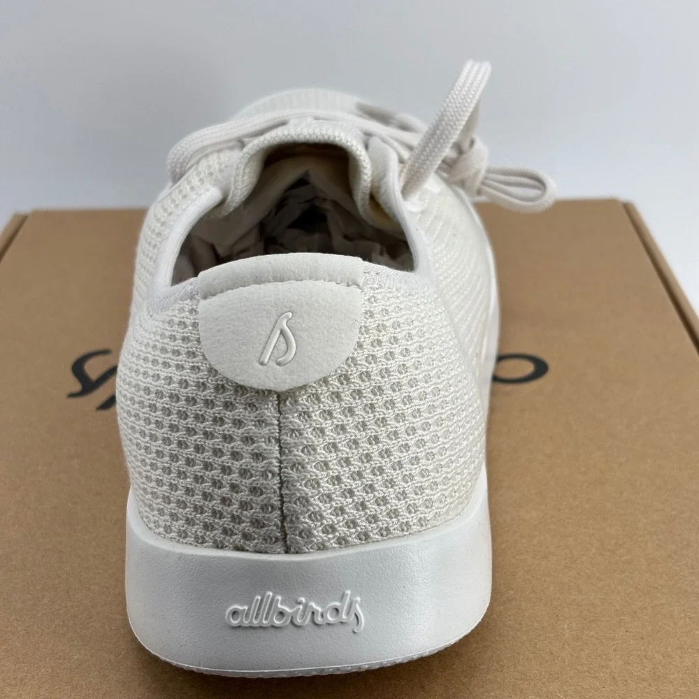 Allbirds Tree Skippers Mens 12 Chalk White Eucalyptus Fiber Sneakers TS2MKWW120